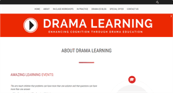 Desktop Screenshot of dramalearning.com